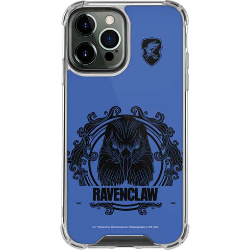 Wizarding Worlds Harry Potter Ravenclaw Illustration iPhone 14 Pro Max Clear Case