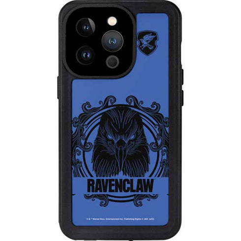Wizarding Worlds Harry Potter Ravenclaw Illustration iPhone 14 Pro Waterproof Case