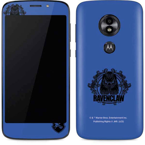 Wizarding Worlds Harry Potter Ravenclaw Illustration Moto E5 Play Skin