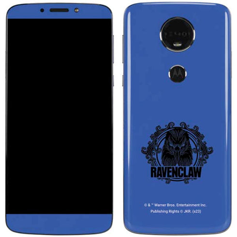 Wizarding Worlds Harry Potter Ravenclaw Illustration Moto E5 Plus Skin