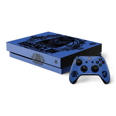 Wizarding Worlds Harry Potter Ravenclaw Illustration Xbox One X Bundle Skin