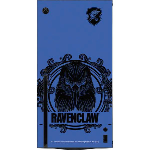 Wizarding Worlds Harry Potter Ravenclaw Illustration Xbox Series X Console Skin
