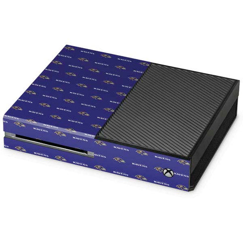 NFL Baltimore Ravens Blitz Series Xbox One Console Skin