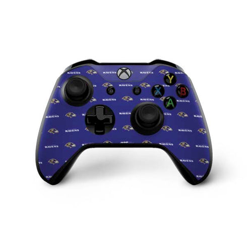 NFL Baltimore Ravens Blitz Series Xbox One X Controller Skin