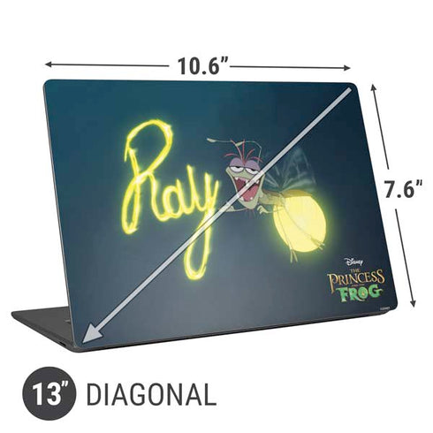 Disney Princess and The Frog Ray Universal Laptop 13in (10.6 x 7.6in) Skin
