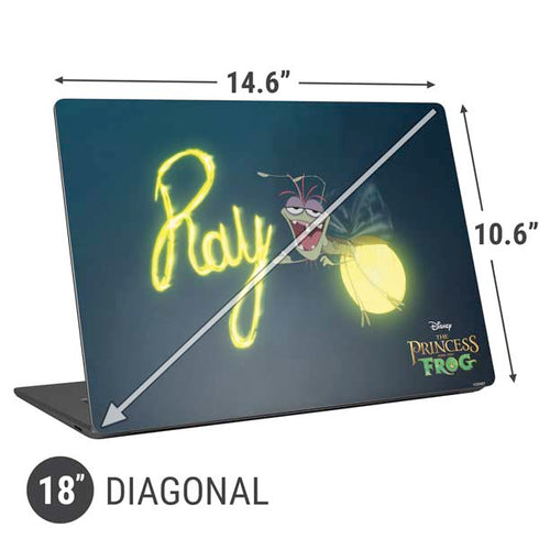 Disney Princess and The Frog Ray Universal Laptop 18in (14.6 x 10.6in) Skin