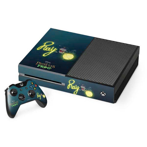 Disney Princess and The Frog Ray Xbox One Console and Controller Bundle Skin