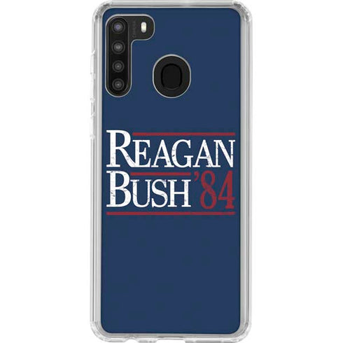 Reagan Bush 84 Galaxy A21 Clear Case