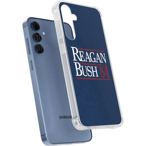 Reagan Bush 84 Galaxy S24 Clear Case