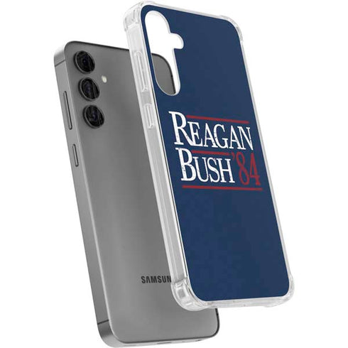 Reagan Bush 84 Galaxy S24 Plus Clear Case
