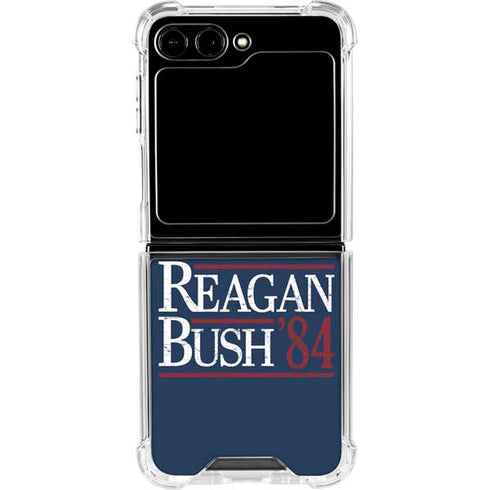 Reagan Bush 84 Galaxy Z Flip5 5G Clear Case