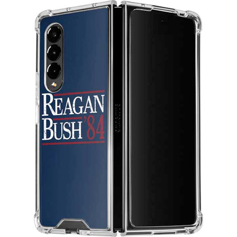Reagan Bush 84 Galaxy Z Fold4 5G Clear Case