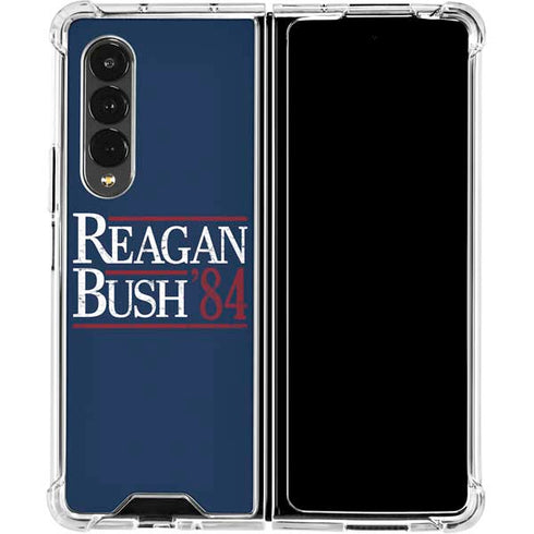 Reagan Bush 84 Galaxy Z Fold4 5G Clear Case