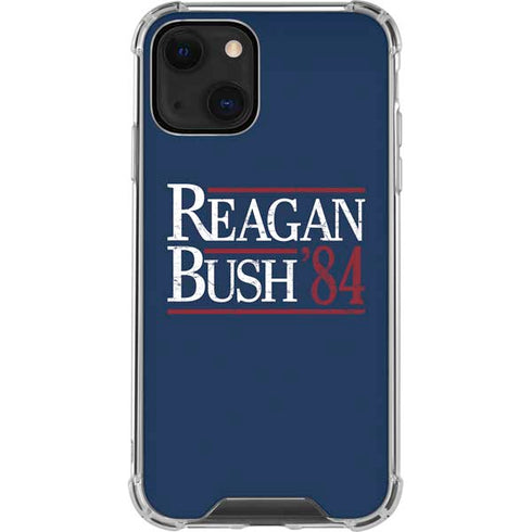 Reagan Bush 84 iPhone 14 Plus Clear Case