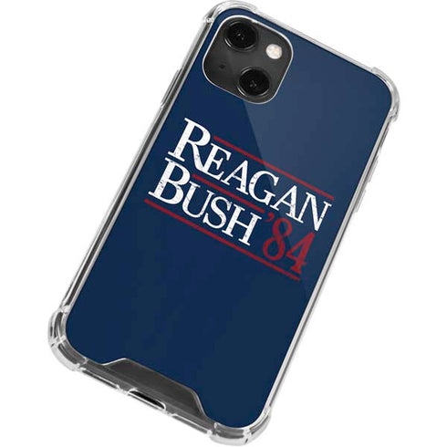 Reagan Bush 84 iPhone 14 Plus Clear Case