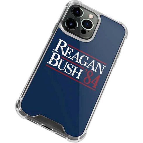 Reagan Bush 84 iPhone 15 Pro Clear Case