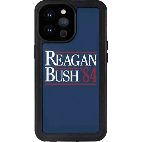Reagan Bush 84 iPhone 14 Pro Max Waterproof Case
