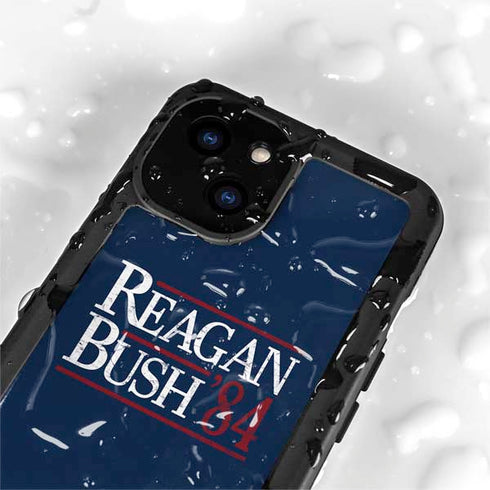 Reagan Bush 84 iPhone 15 Plus Waterproof Case