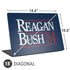 Reagan Bush 84 Universal Laptop 18in (14.6 x 10.6in) Skin