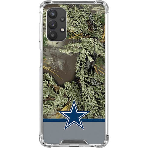NFL Realtree Camo Dallas Cowboys Galaxy A32 5G Clear Case