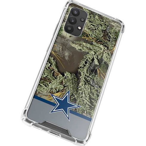 NFL Realtree Camo Dallas Cowboys Galaxy A32 5G Clear Case