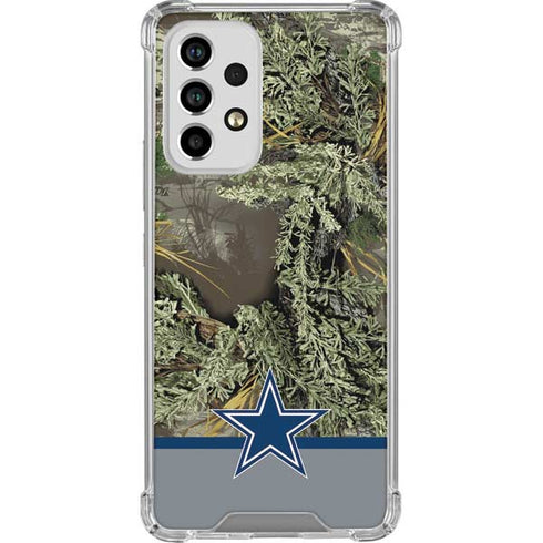 NFL Realtree Camo Dallas Cowboys Galaxy A53 5G Clear Case