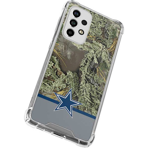 NFL Realtree Camo Dallas Cowboys Galaxy A53 5G Clear Case