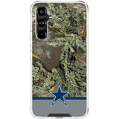 NFL Realtree Camo Dallas Cowboys Galaxy A54 5G Clear Case
