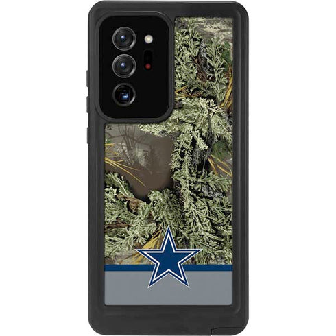 NFL Realtree Camo Dallas Cowboys Galaxy Note20 Ultra 5G Waterproof Case