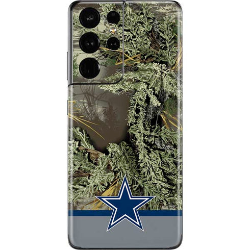 NFL Realtree Camo Dallas Cowboys Galaxy S21 Ultra 5G Skin