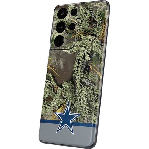 NFL Realtree Camo Dallas Cowboys Galaxy S21 Ultra 5G Skin