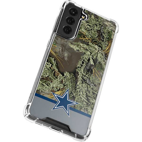 NFL Realtree Camo Dallas Cowboys Galaxy S22 Plus Clear Case