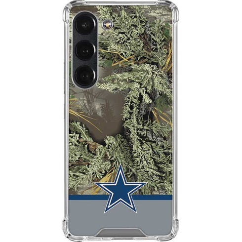NFL Realtree Camo Dallas Cowboys Galaxy S23 Clear Case