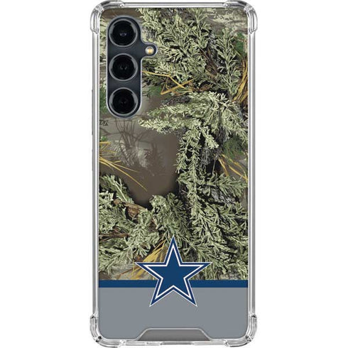 NFL Realtree Camo Dallas Cowboys Galaxy S23 FE Clear Case
