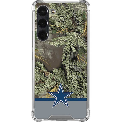 NFL Realtree Camo Dallas Cowboys Galaxy S23 Plus Clear Case