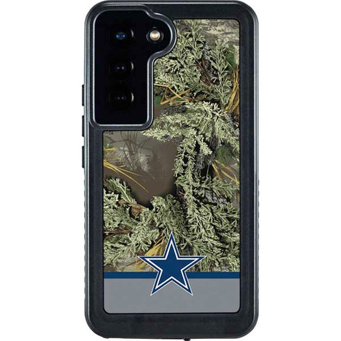 NFL Realtree Camo Dallas Cowboys Galaxy S23 Waterproof Case