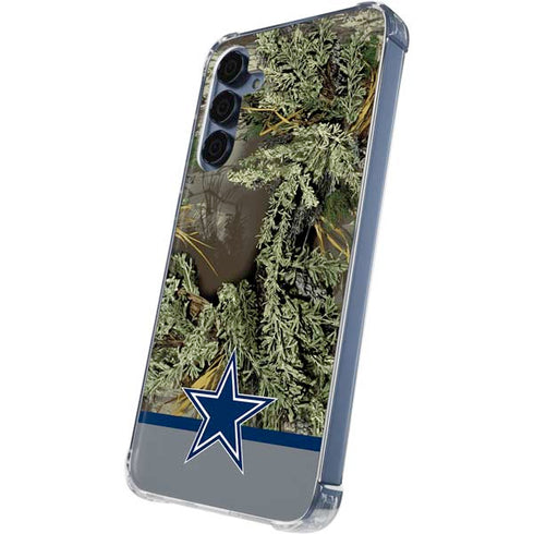 NFL Realtree Camo Dallas Cowboys Galaxy S24 Clear Case
