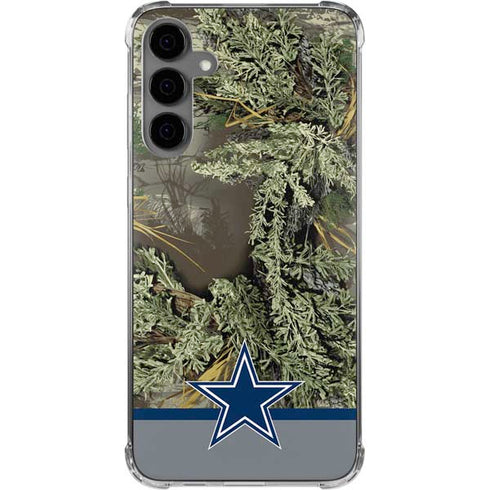 NFL Realtree Camo Dallas Cowboys Galaxy S24 Plus Clear Case