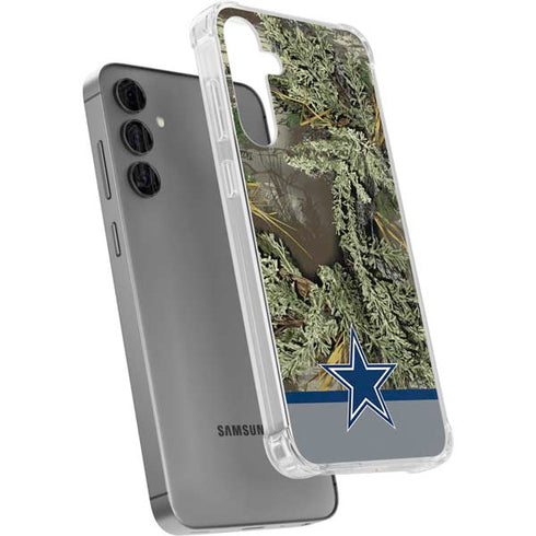 NFL Realtree Camo Dallas Cowboys Galaxy S24 Plus Clear Case