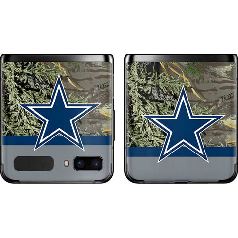 NFL Realtree Camo Dallas Cowboys Galaxy Z Flip Skin