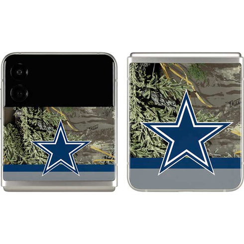 NFL Realtree Camo Dallas Cowboys Galaxy Z Flip3 5G Skin