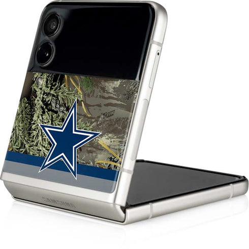NFL Realtree Camo Dallas Cowboys Galaxy Z Flip3 5G Skin