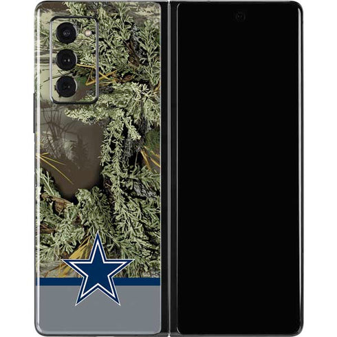 NFL Realtree Camo Dallas Cowboys Galaxy Z Fold2 5G Skin