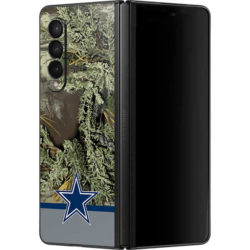 NFL Realtree Camo Dallas Cowboys Galaxy Z Fold3 5G Skin