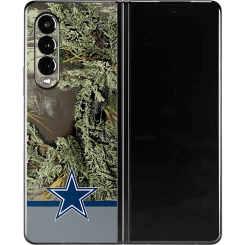 NFL Realtree Camo Dallas Cowboys Galaxy Z Fold3 5G Skin