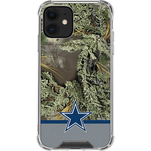 NFL Realtree Camo Dallas Cowboys iPhone 12 Clear Case