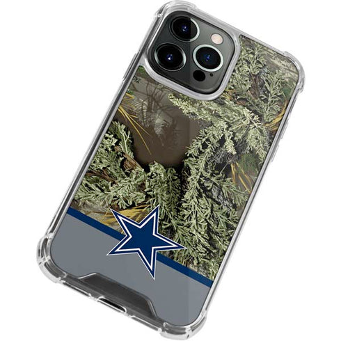 NFL Realtree Camo Dallas Cowboys iPhone 15 Pro Max Clear Case