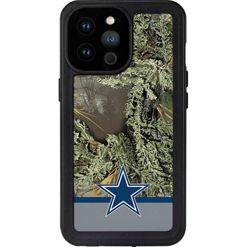 NFL Realtree Camo Dallas Cowboys iPhone 14 Pro Max Waterproof Case
