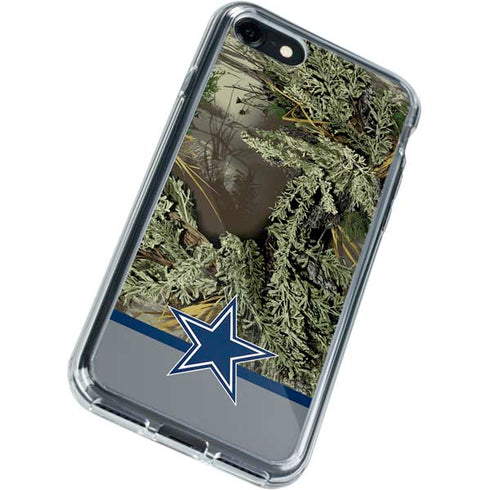 NFL Realtree Camo Dallas Cowboys iPhone SE (2nd & 3rd Gen) Clear Case