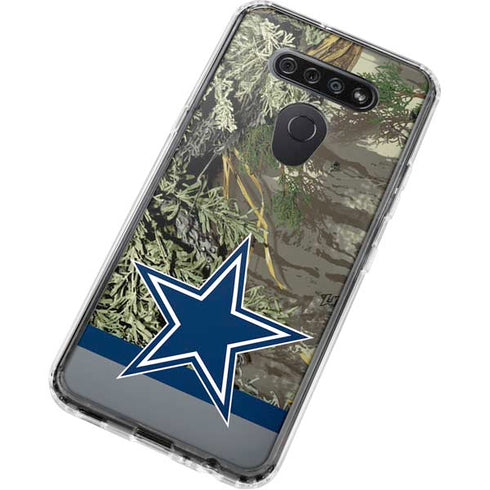 NFL Realtree Camo Dallas Cowboys LG K51/Q51 Clear Case